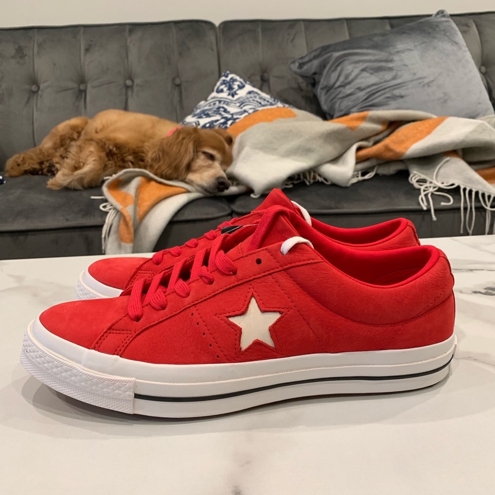Converse One Star 'Cherry Red' 162614C Sz 10